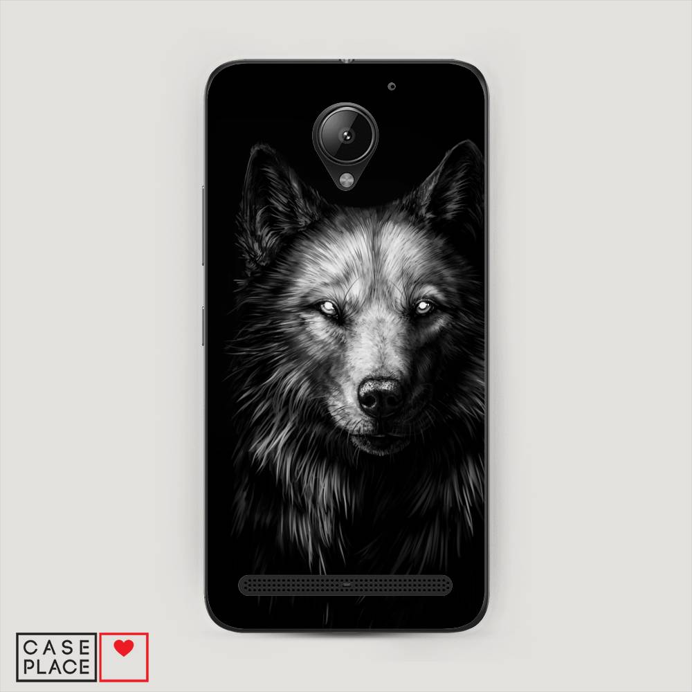 

Чехол Awog "Волк черно белый" для Lenovo Vibe C2
