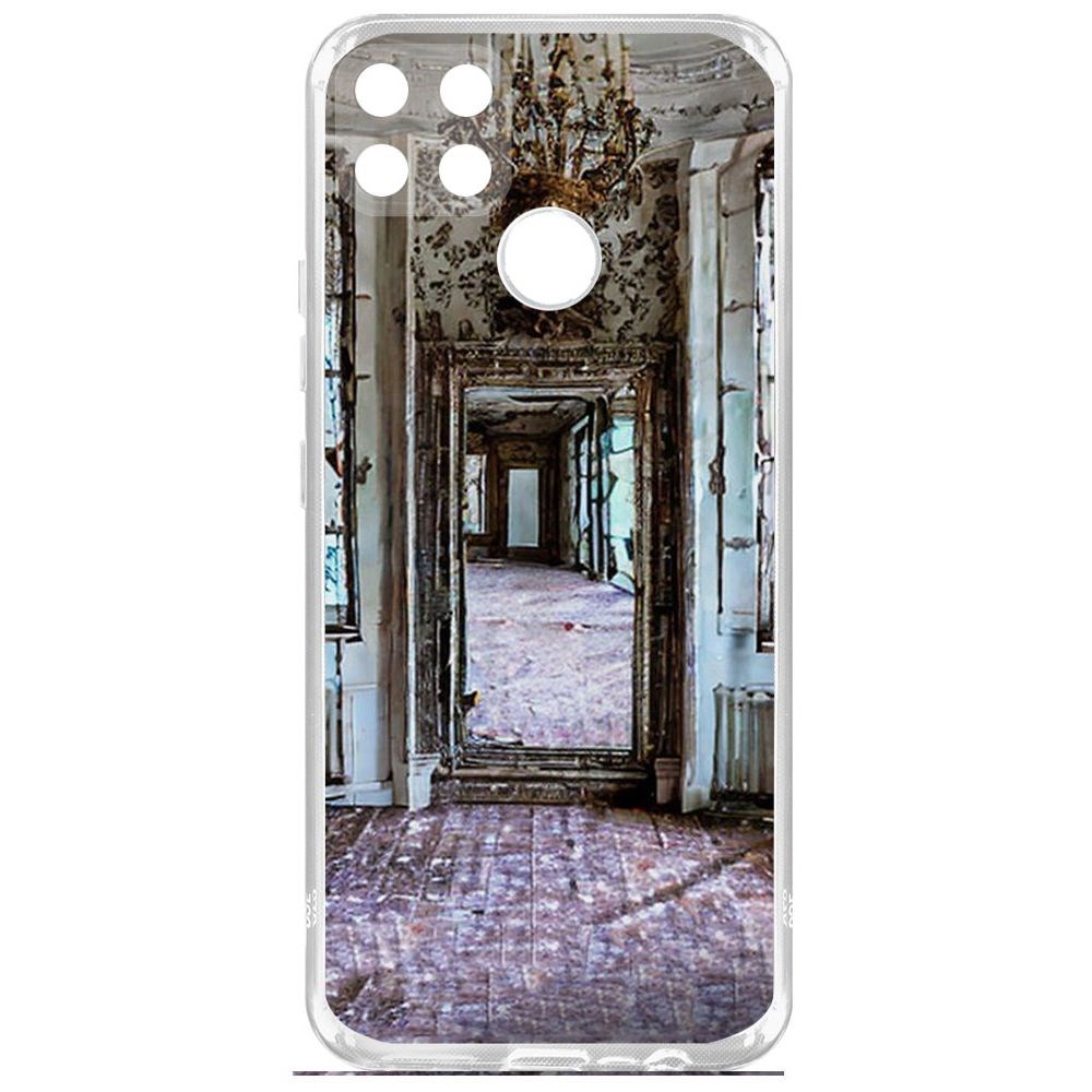Чехол-накладка Krutoff Clear Case Заброшенный особняк для Realme C25