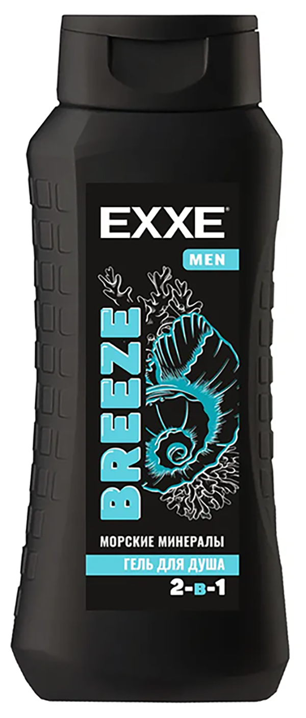 Гель для душа EXXE Men Breeze 2 в 1 Морские минералы Бриз 400 мл