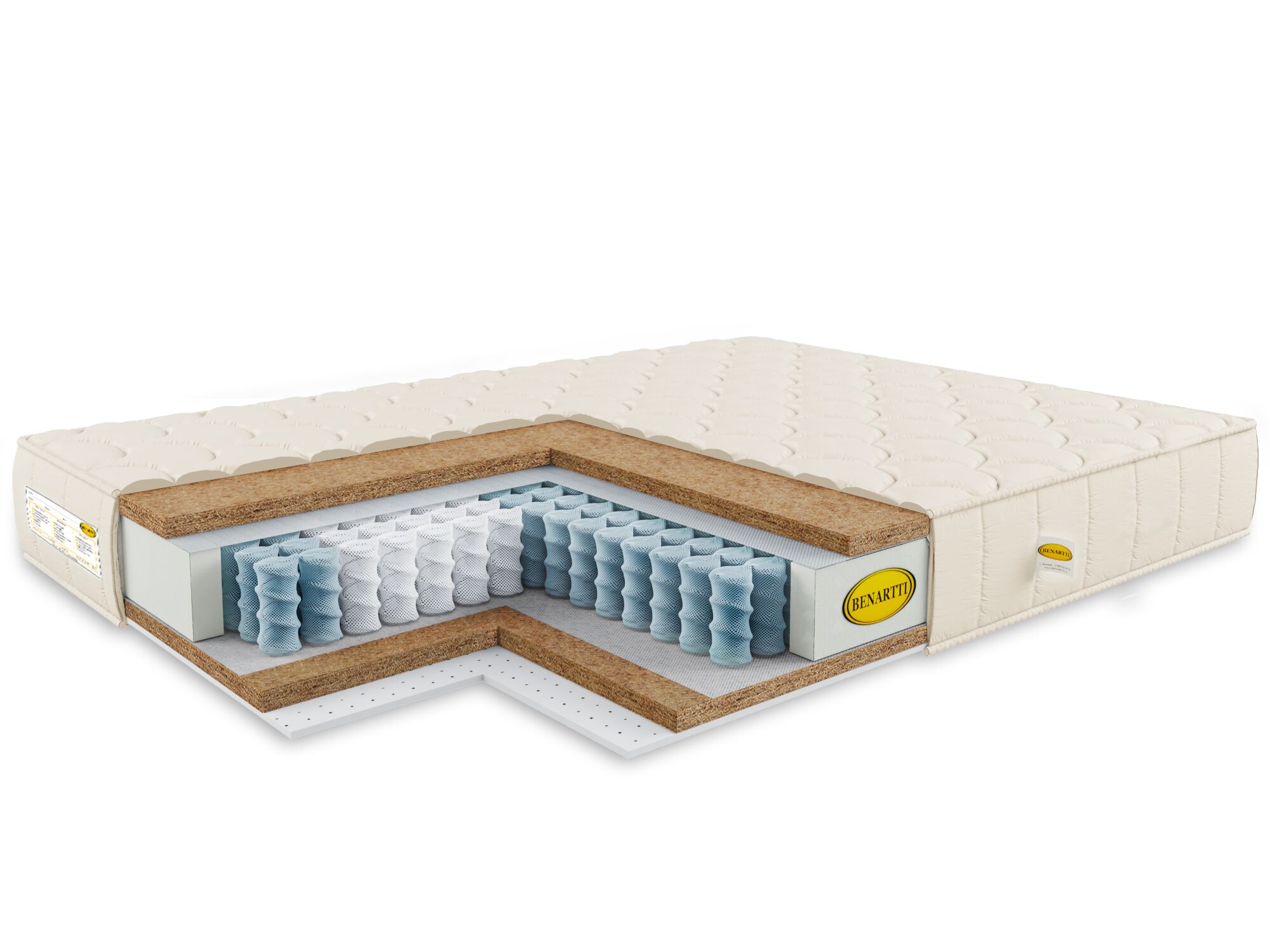 

Матрас Benartti Prime Orto TFK 145x180, Бежевый, Prime Orto TFK
