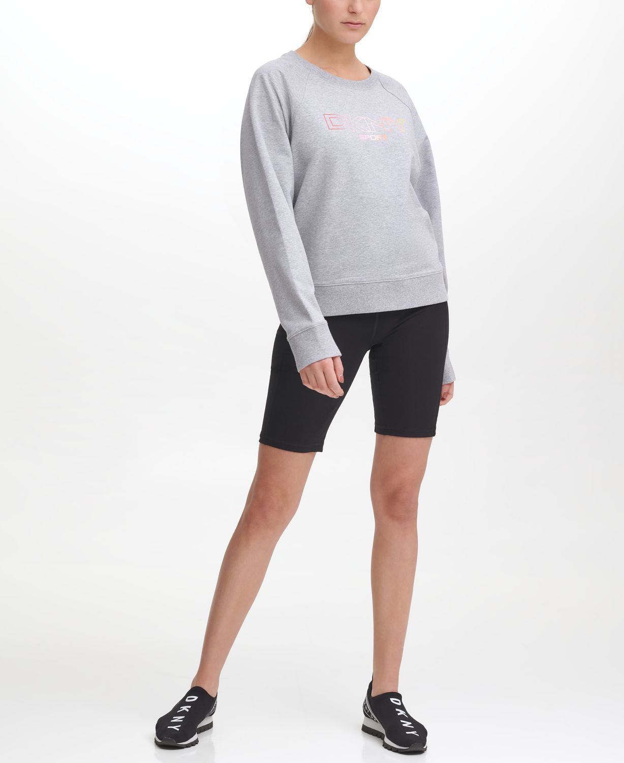 

Свитшот женский DKNY DP1T8022 серый M, DP1T8022