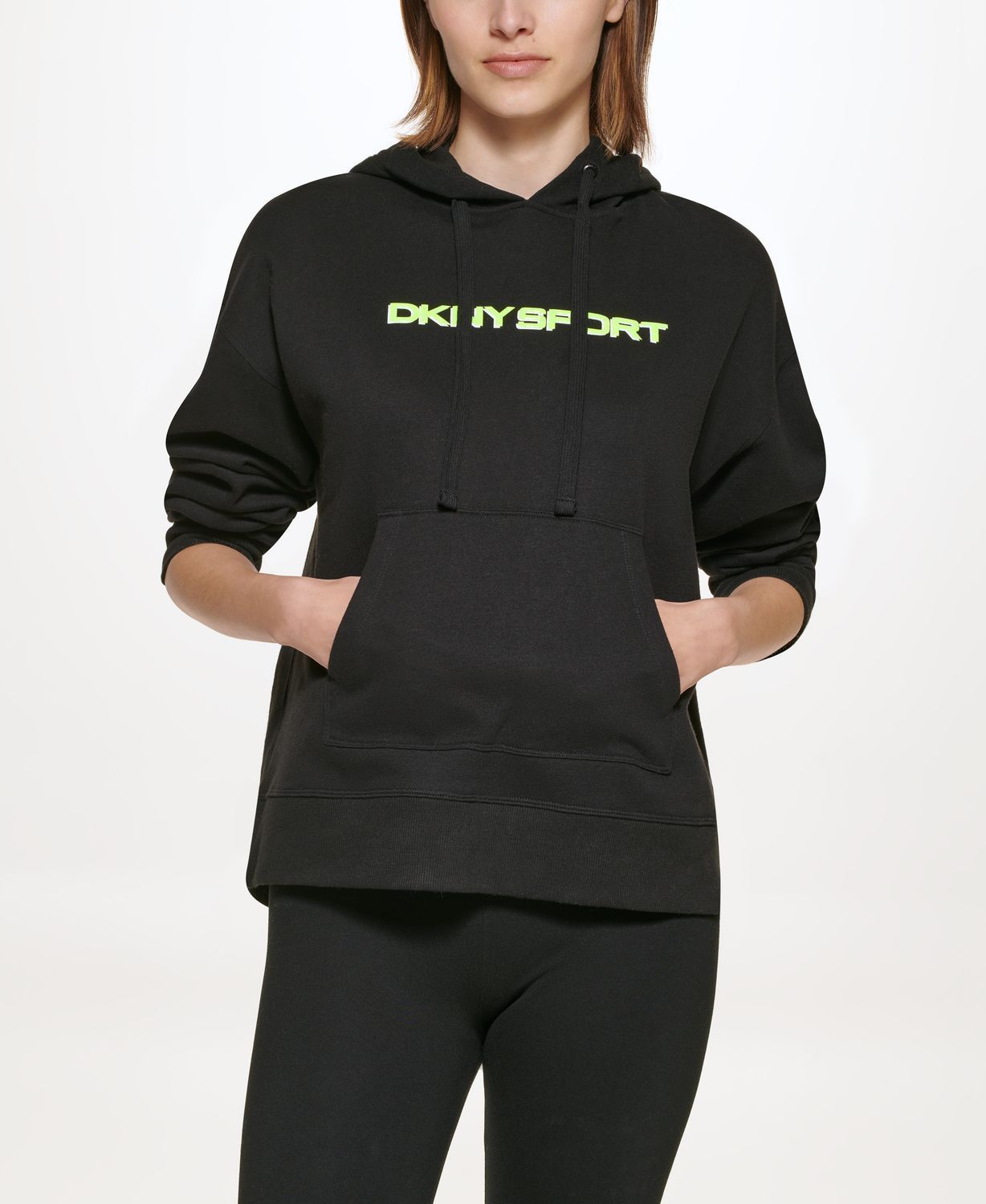 

Худи женское DKNY DP1T8774 черное XS, DP1T8774