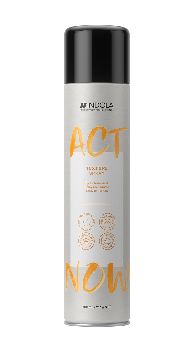 фото Спрей indola для укладки волос professional act now texture spray 200 мл