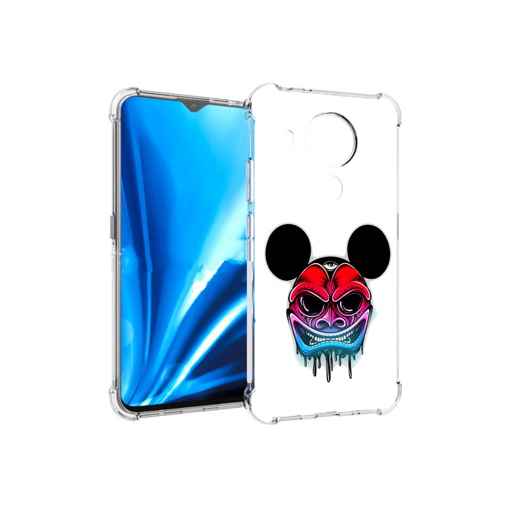 

Чехол MyPads Tocco для Nokia 5.4 микки в маске (PT156621.100.473), Прозрачный, Tocco