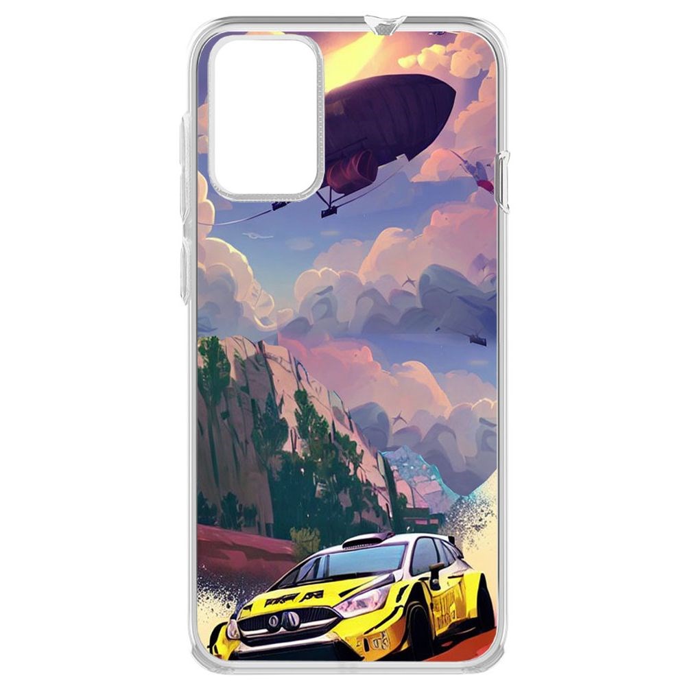 

Чехол-накладка Krutoff Clear Case Гонка для ZTE Blade L9