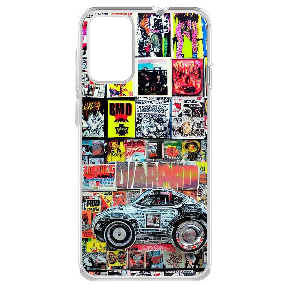 

Чехол-накладка Krutoff Clear Case Автопамфлет для ZTE Blade L9