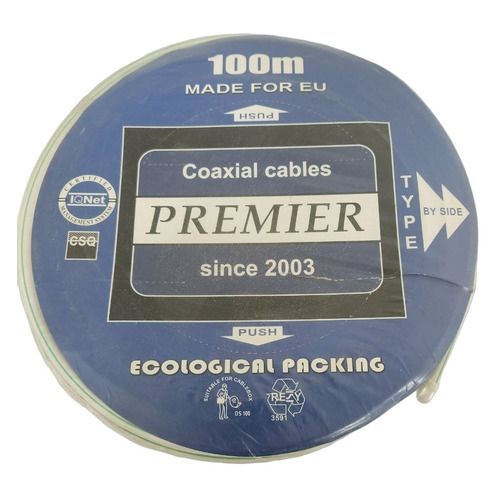 Кабель PREMIER 2RCA - 2RCA, 100м SAT-703B CCS WT белый