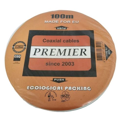 Кабель PREMIER 2RCA - 2RCA, 100м белый