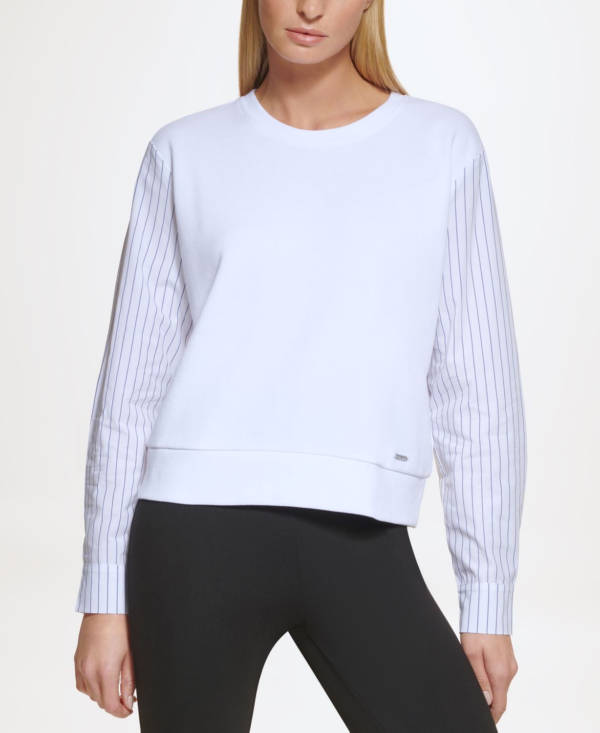 

Свитшот женский DKNY P1LHVLIV белый L, P1LHVLIV