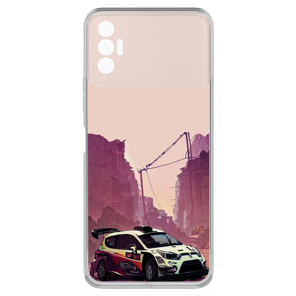 

Чехол-накладка Krutoff Clear Case Гоночный каньон для TECNO Spark 8P, Прозрачный