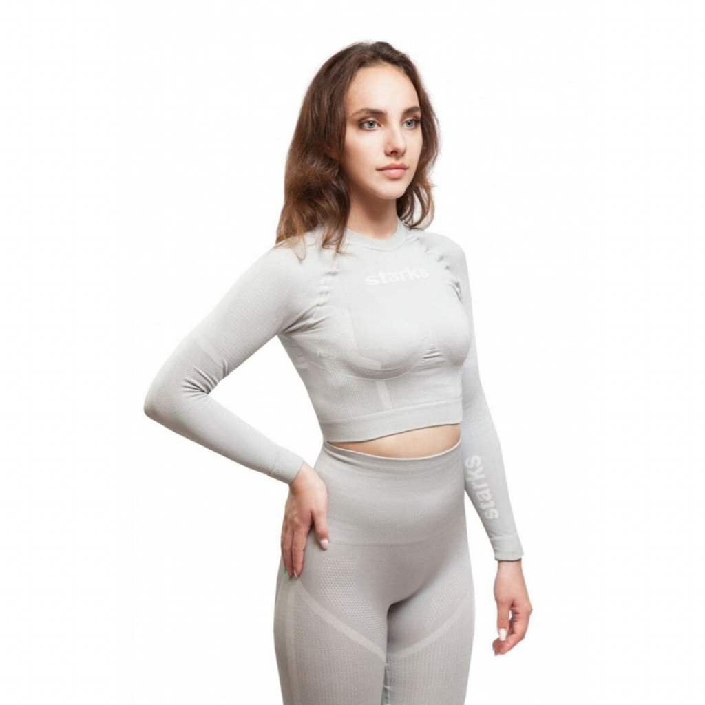 

Кофта Starks Coolmax Ice-Cold женская серая XL-XXL, Серый, LC0104W-