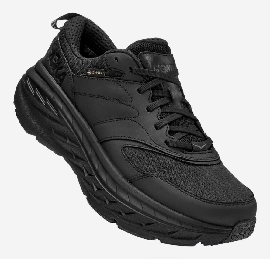 Кроссовки унисекс Hoka Bondi L GTX черные 6.5 US