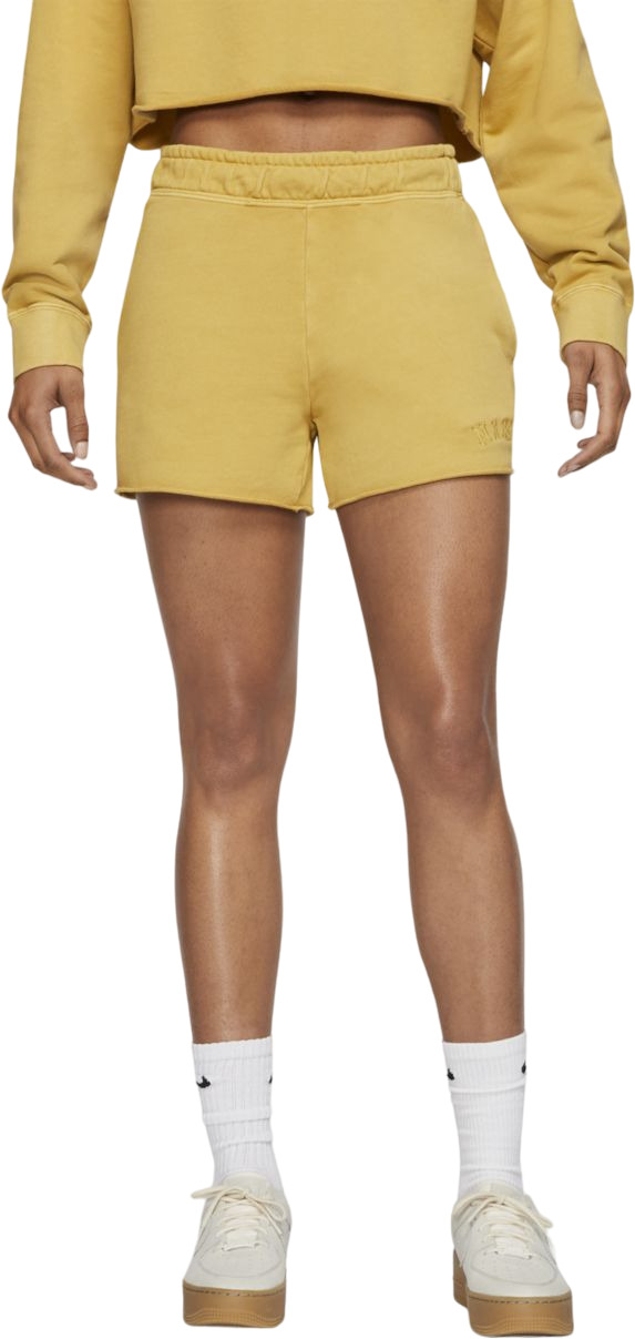 Шорты женские Nike W Sportswear French Terry Shorts желтые M