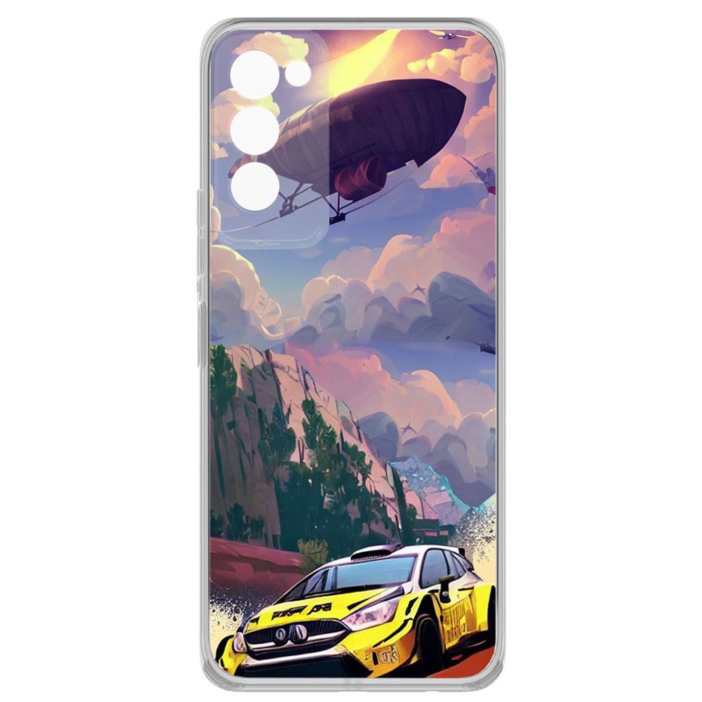 

Чехол-накладка Krutoff Clear Case Гонка для TECNO Camon 18P, Прозрачный
