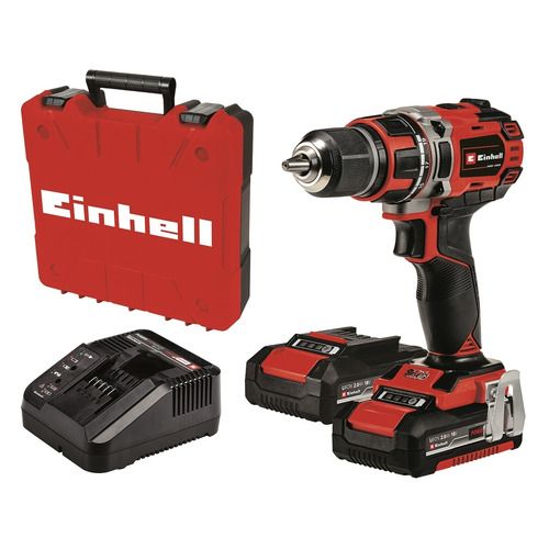 Дрель-шуруповерт EINHELL PXC TE-CD 18/50 Li BL, 2Ач,  с двумя аккумуляторами [4513896]