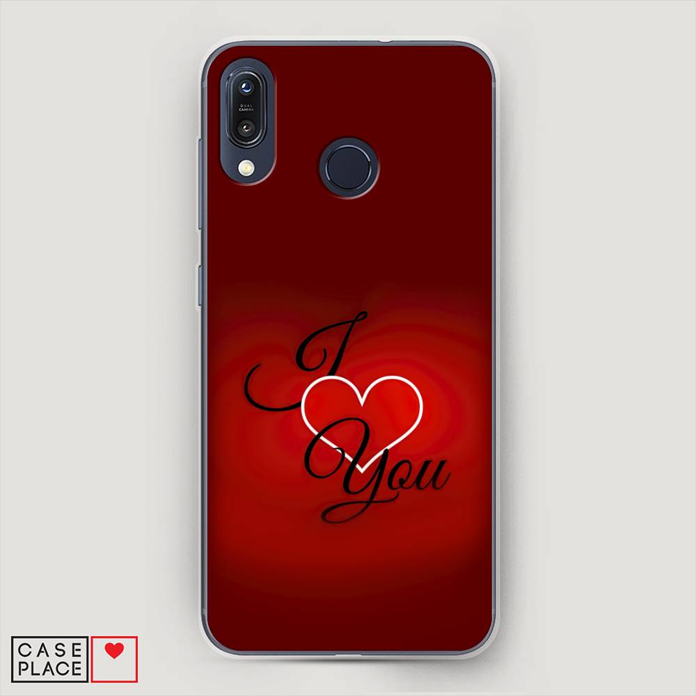 фото Чехол awog "i love you 3" для asus zenfone max m1 zb555kl