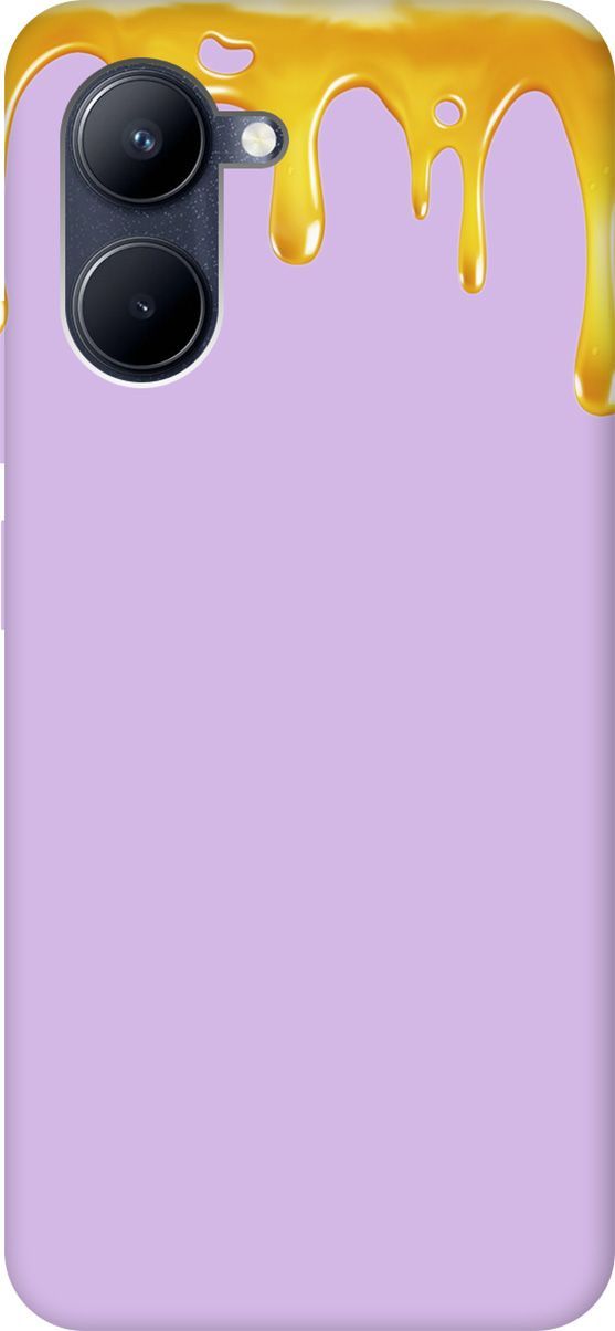 

Чехол на Realme C33 "Honey" сиреневый, Фиолетовый;оранжевый, 1577100