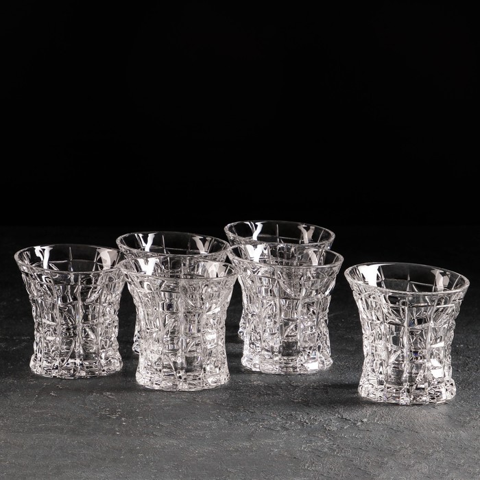 фото Crystalite bohemia набор стаканов для виски, коньяка, рома patriot, 200 мл, 6 шт