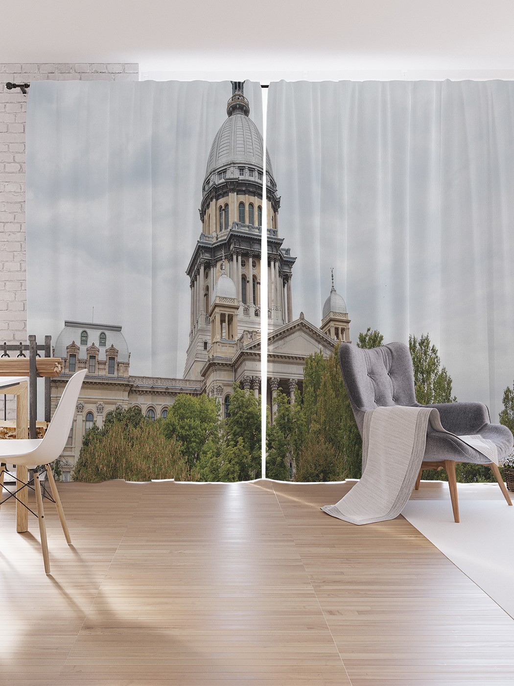 

Шторы под лён JoyArty "Собор Святого Павла", серия Oxford DeLux, 340х265 см, Собор Святого Павла