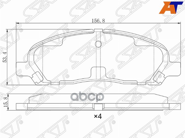 

Колодки Тормозные Перед Mitsubishi Grandis 97-03/Chariot 97-02/Rvr 97-02 4Wd