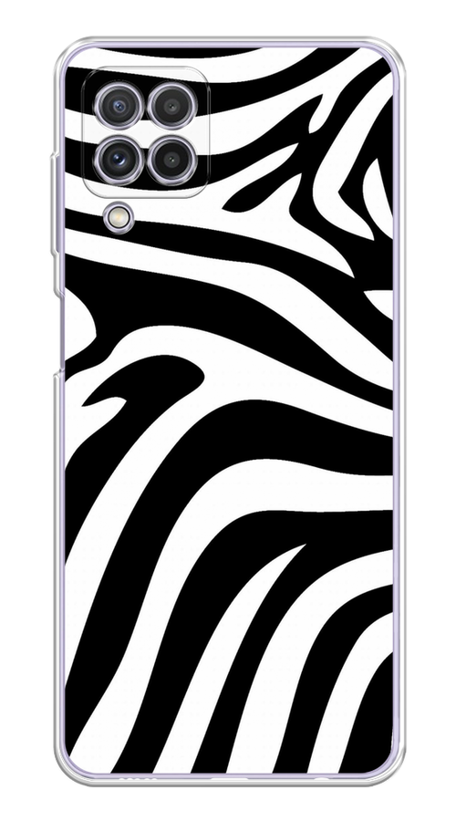 

Чехол на Samsung Galaxy A22/M22/M32 "Полоски зебры", Черный;белый;бежевый, 2103550-1