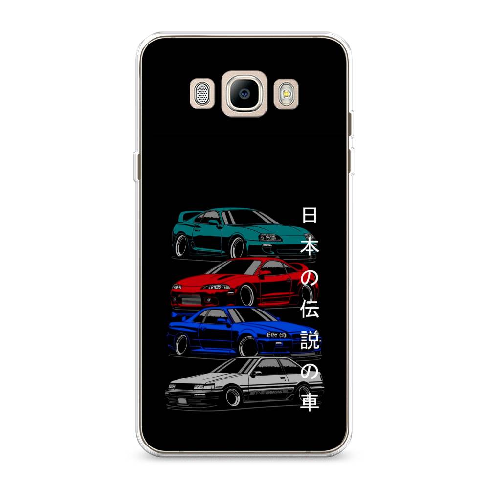 

Чехол Awog на Samsung Galaxy J7 2016 / Самсунг J7 2016 "JDM Legend cars", Зеленый;красный;синий, 23050-5