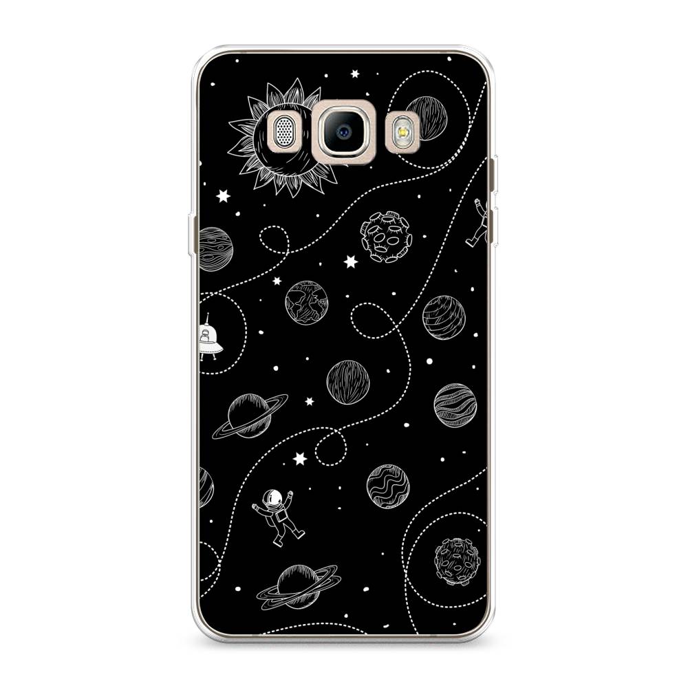 

Чехол Awog на Samsung Galaxy J7 2016 / Самсунг J7 2016 "В невесомости", Бежевый, 23050-4