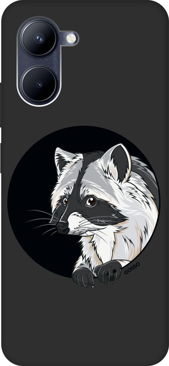 

Чехол на Realme C33 с 3D принтом "Raccon in a Hollow" черный, Черный;белый, 1575300