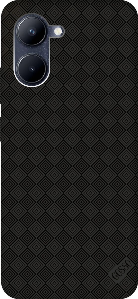

Матовый Soft Touch Чехол на realme C33 с 3D принтом "Magic Squares" черный, 1575300