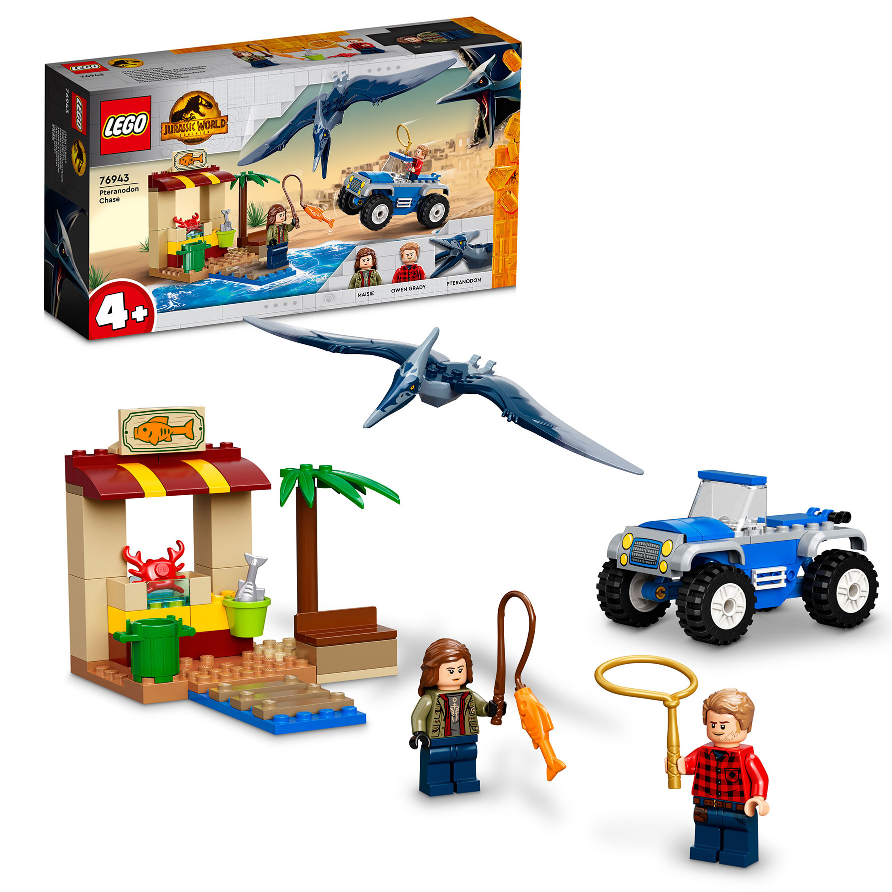 Конструктор LEGO Jurassic World Погоня за птеранодоном 76943 конструктор lego jurassic world центр для посетителей ти рекс против раптора 76961