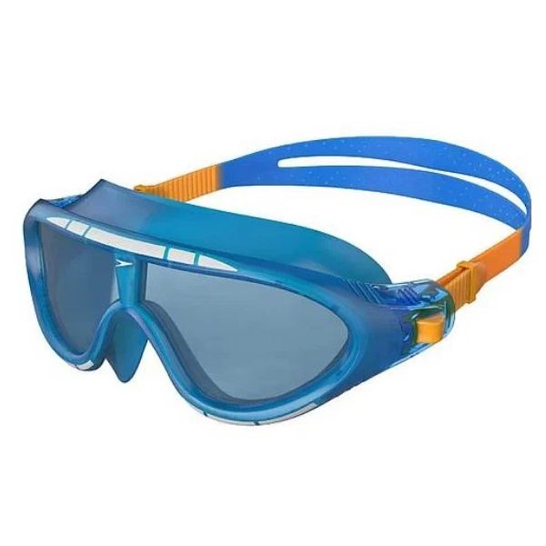 Очки для плавания Speedo Biofuse Rift Goggle Junior, голубой/оранжевый