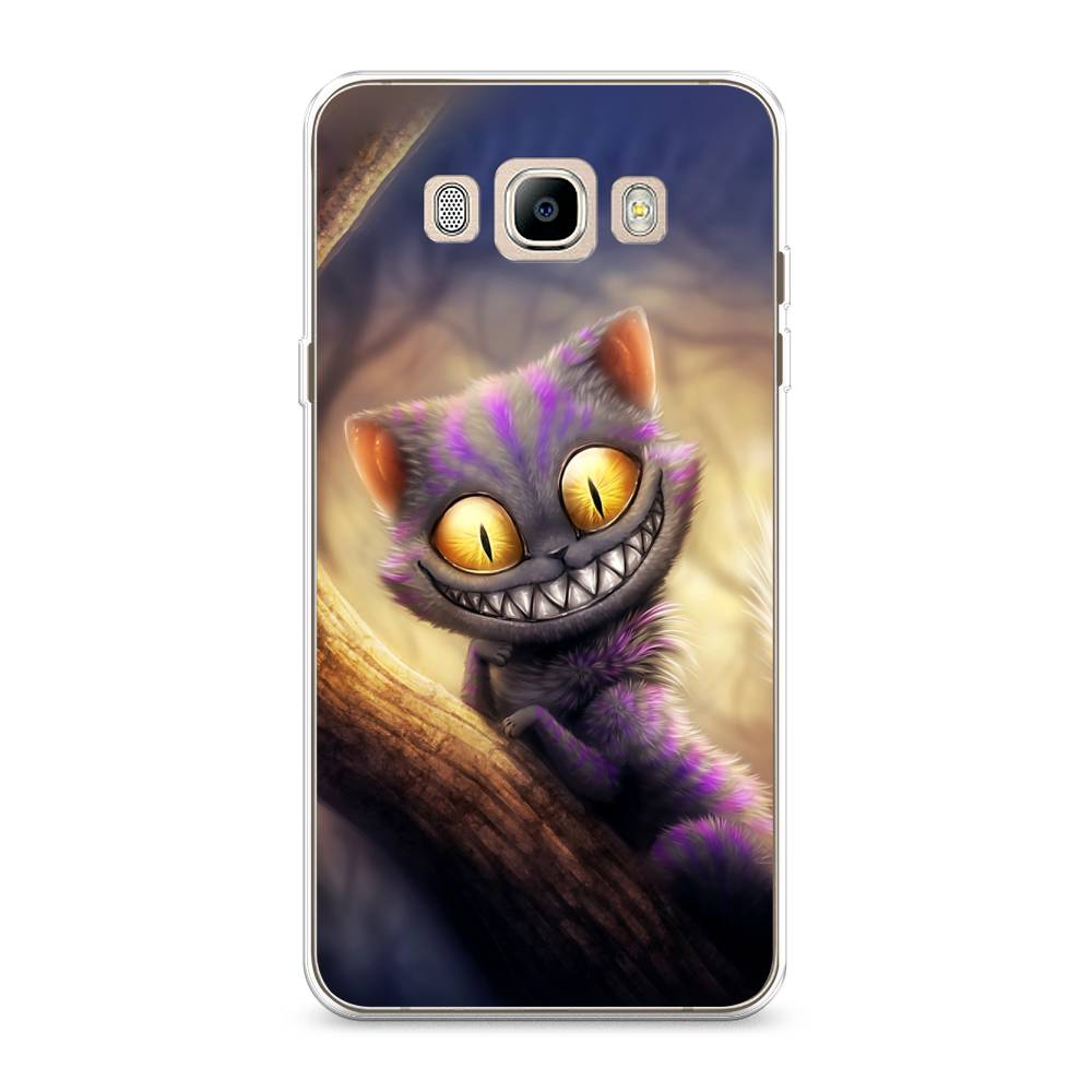 

Чехол Awog на Samsung Galaxy J7 2016 / Самсунг J7 2016 "Cheshire Cat", Фиолетовый;желтый, 23050-1