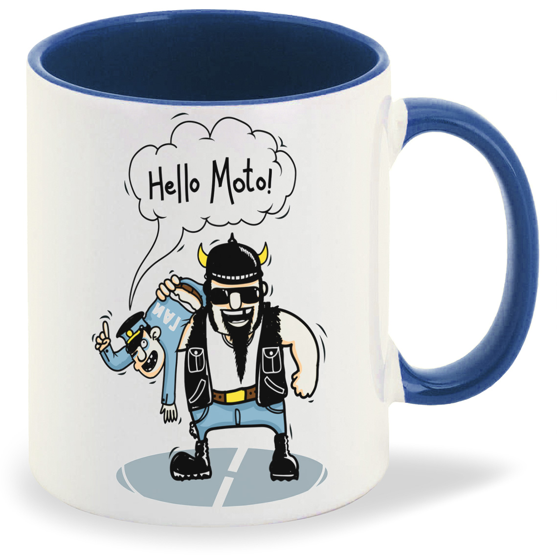 

Кружка CoolPodarok Прикол Hello Moto, Прикол Hello Moto