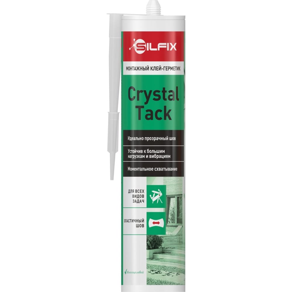 Монтажный клей-герметик Sila Hybrid Bond Crystal Tack 1830₽