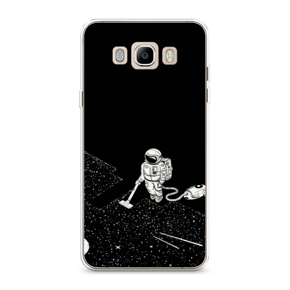 фото Чехол awog "космонавт с пылесосом" для samsung galaxy j7 2016