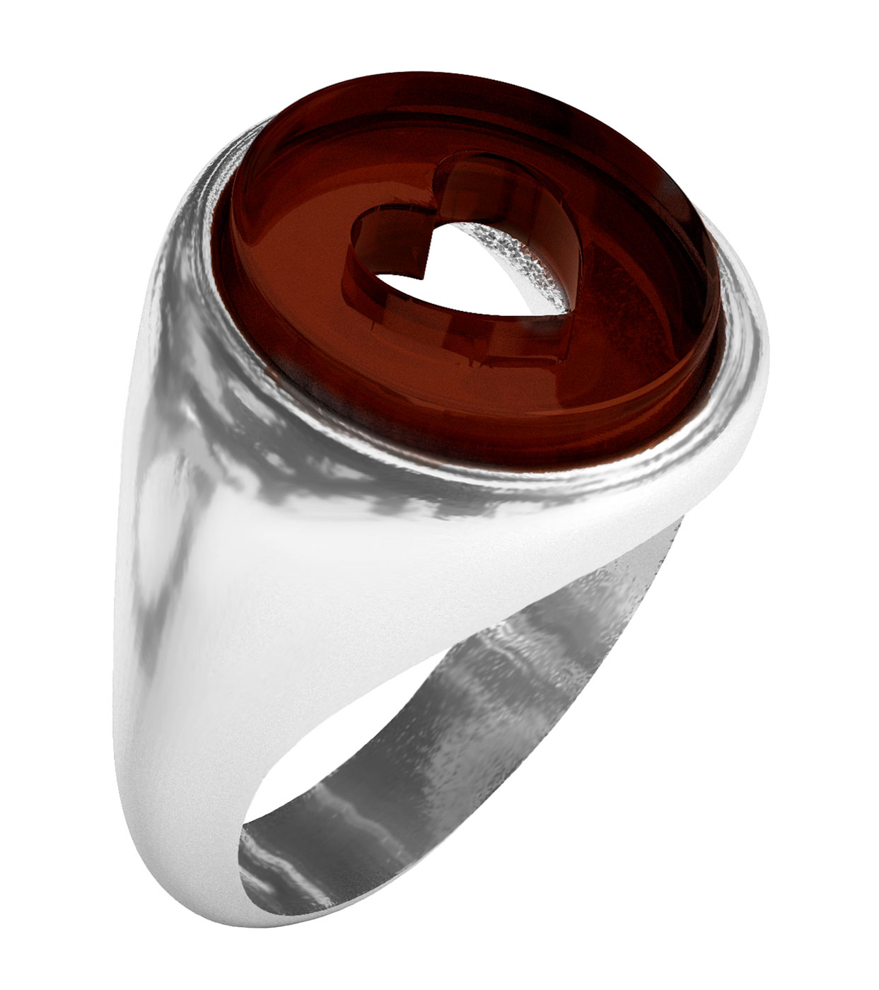 Кольцо из серебра с янтарем р. 18,5 Sun Stone R9230RV