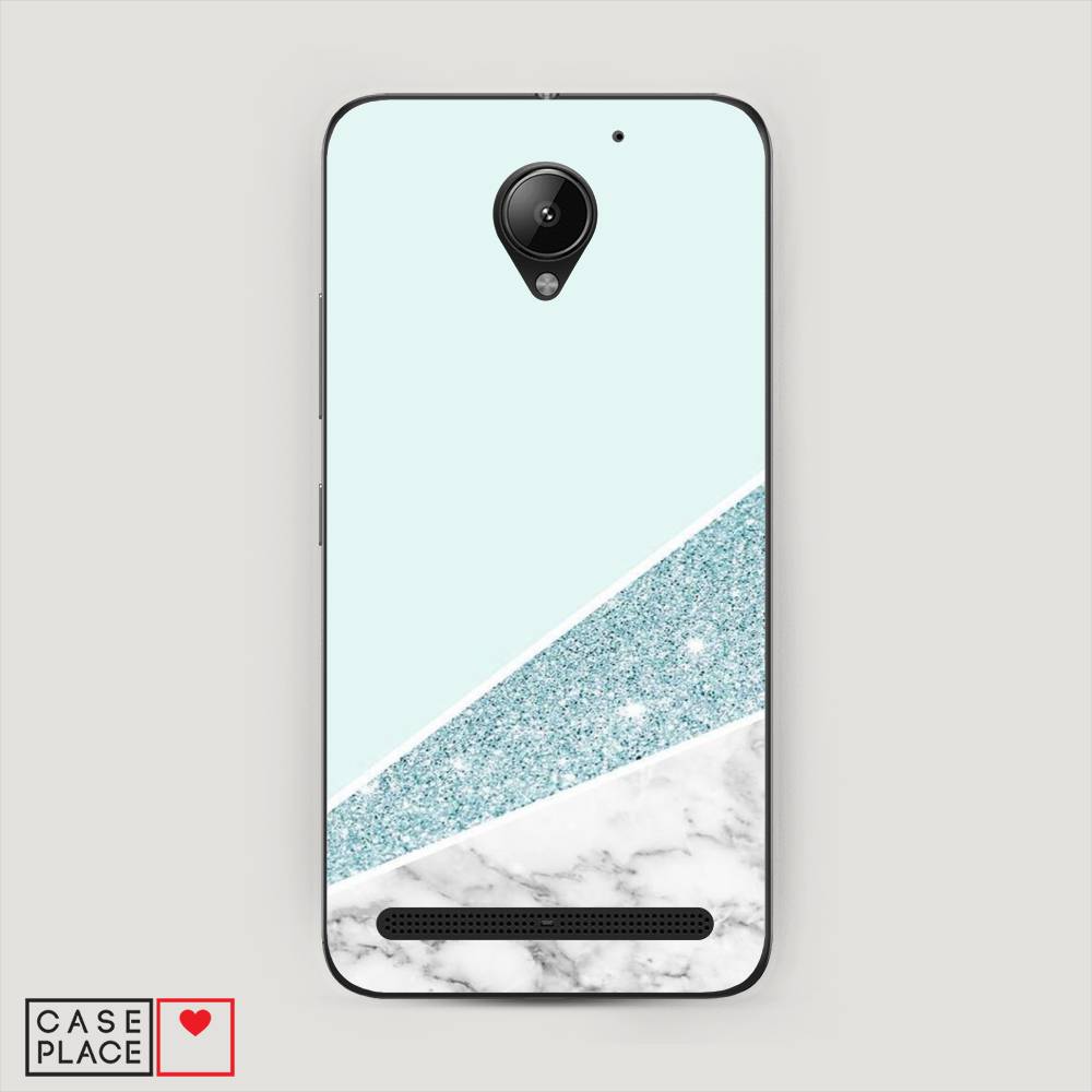 

Чехол Awog "Мрамор с голубыми блестками" для Lenovo Vibe C2