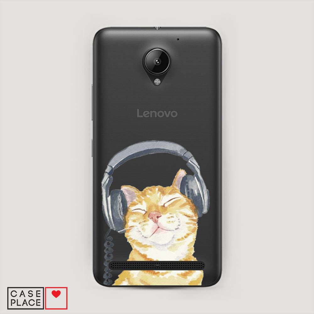 

Чехол Awog "Кот меломан" для Lenovo Vibe C2