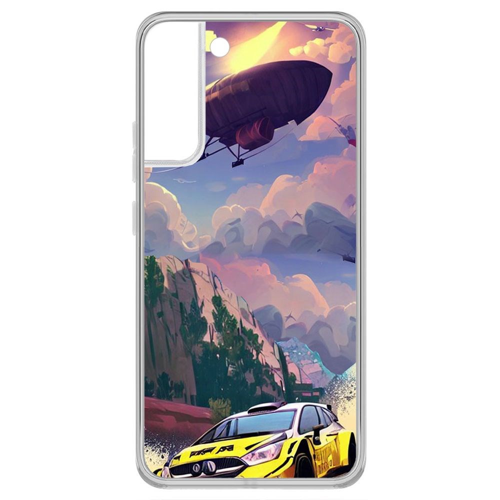 

Чехол-накладка Krutoff Clear Case Гонка для Samsung Galaxy S22+, Прозрачный