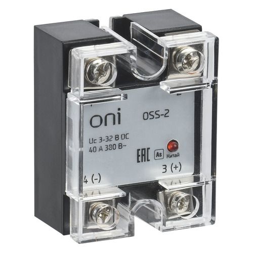 

Реле твердотельное IEK Oni OSS-2, 1-фазное, 380В [oss-2-3-40-b], OSS-2