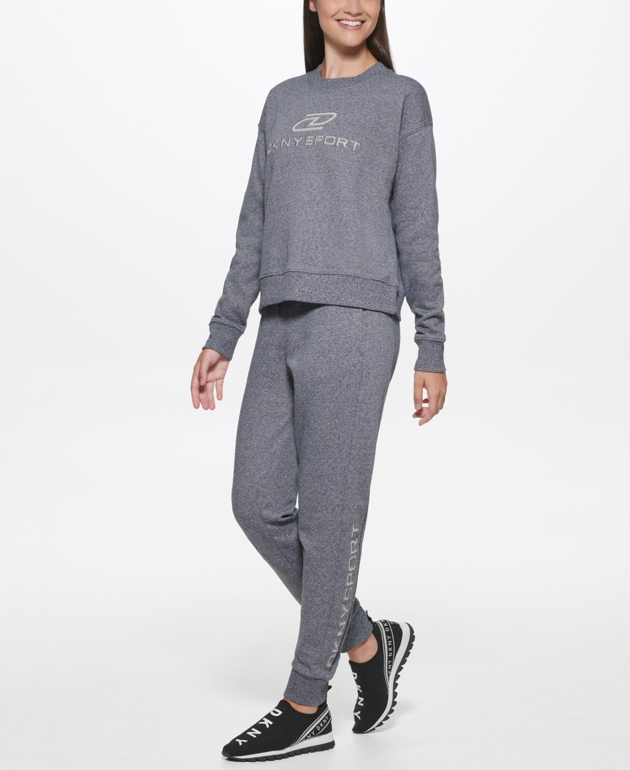 

Свитшот женский DKNY DP1T8241 серый XS, DP1T8241