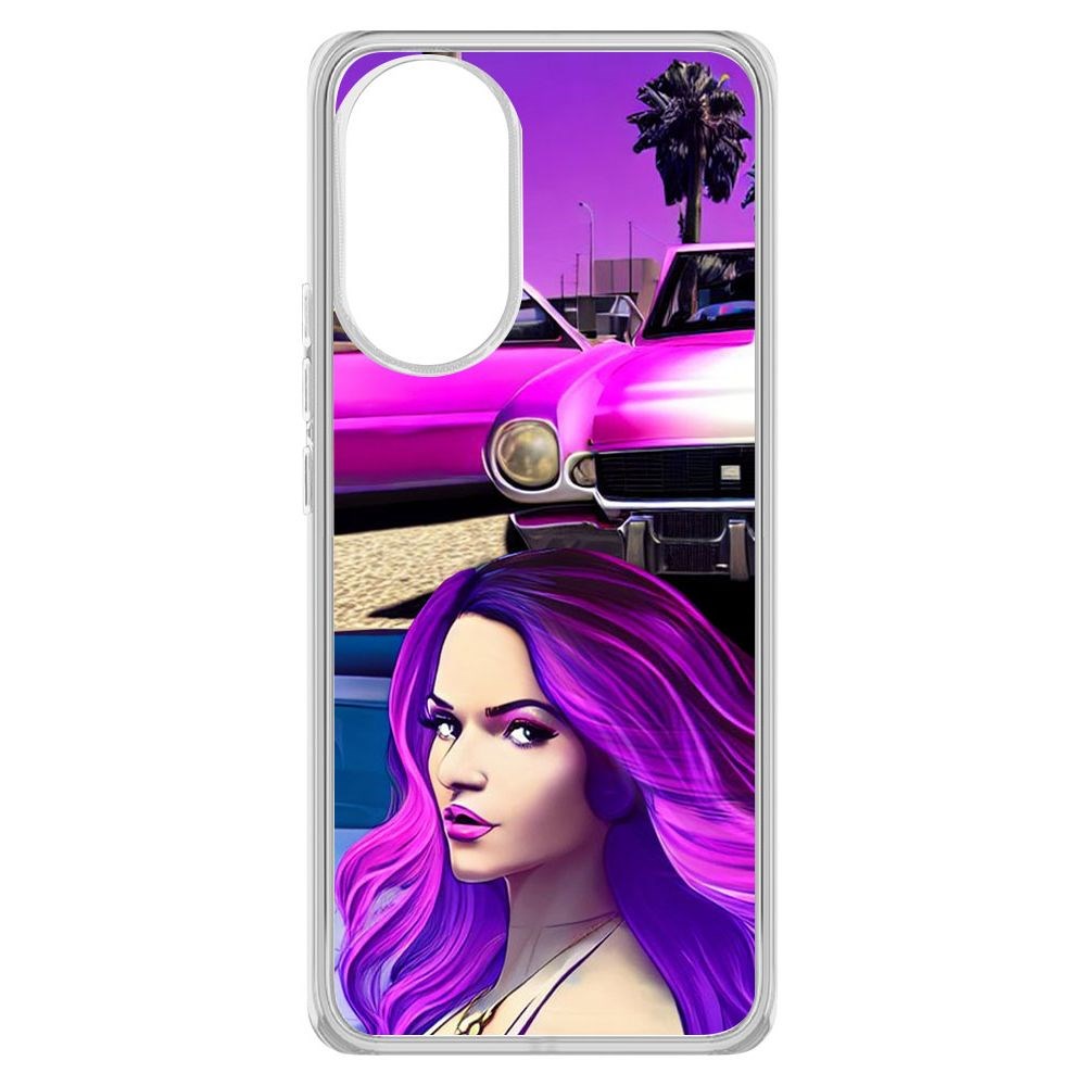 

Чехол-накладка Krutoff Clear Case Жизнь в розовом для Huawei Nova 9