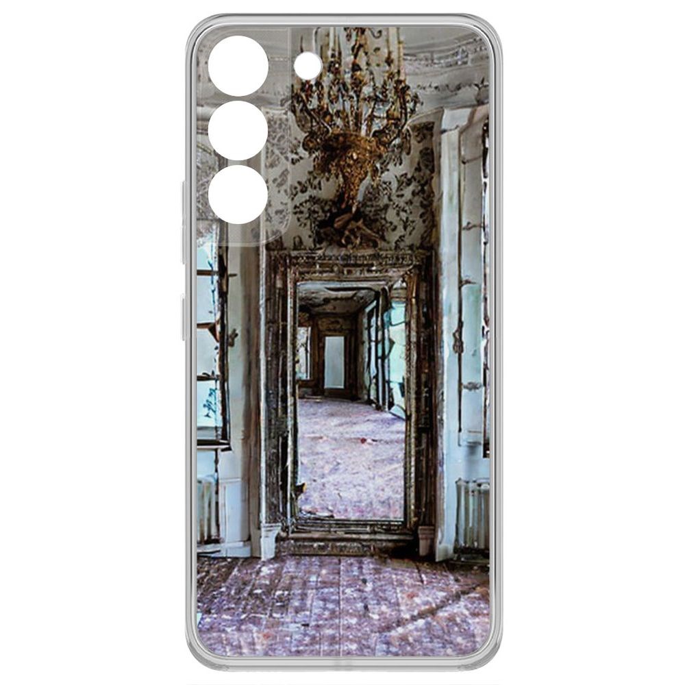 

Чехол-накладка Krutoff Clear Case Заброшенный особняк для Samsung Galaxy S22, Прозрачный