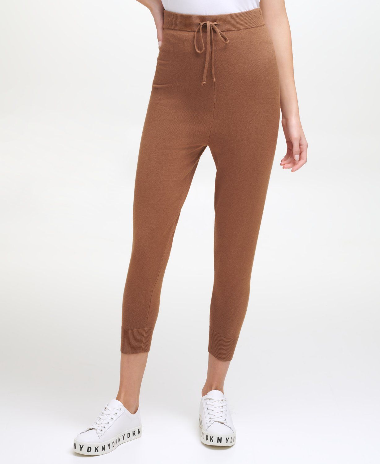 

Брюки женские DKNY P1HQADA4 коричневые XS, P1HQADA4