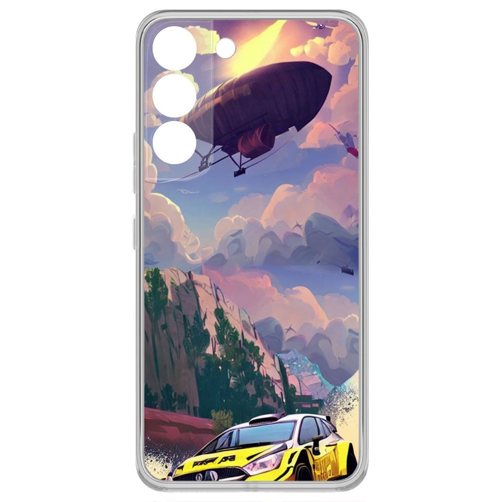 

Чехол-накладка Krutoff Clear Case Гонка для Samsung Galaxy S22, Прозрачный