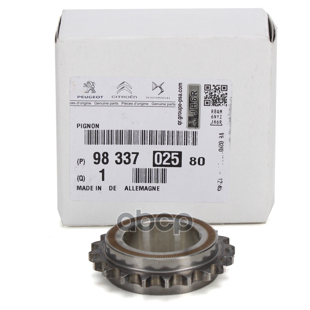 

Шестерня Грм CitroenPeugeot 9833702580 Peugeot-Citroen арт. 9833702580