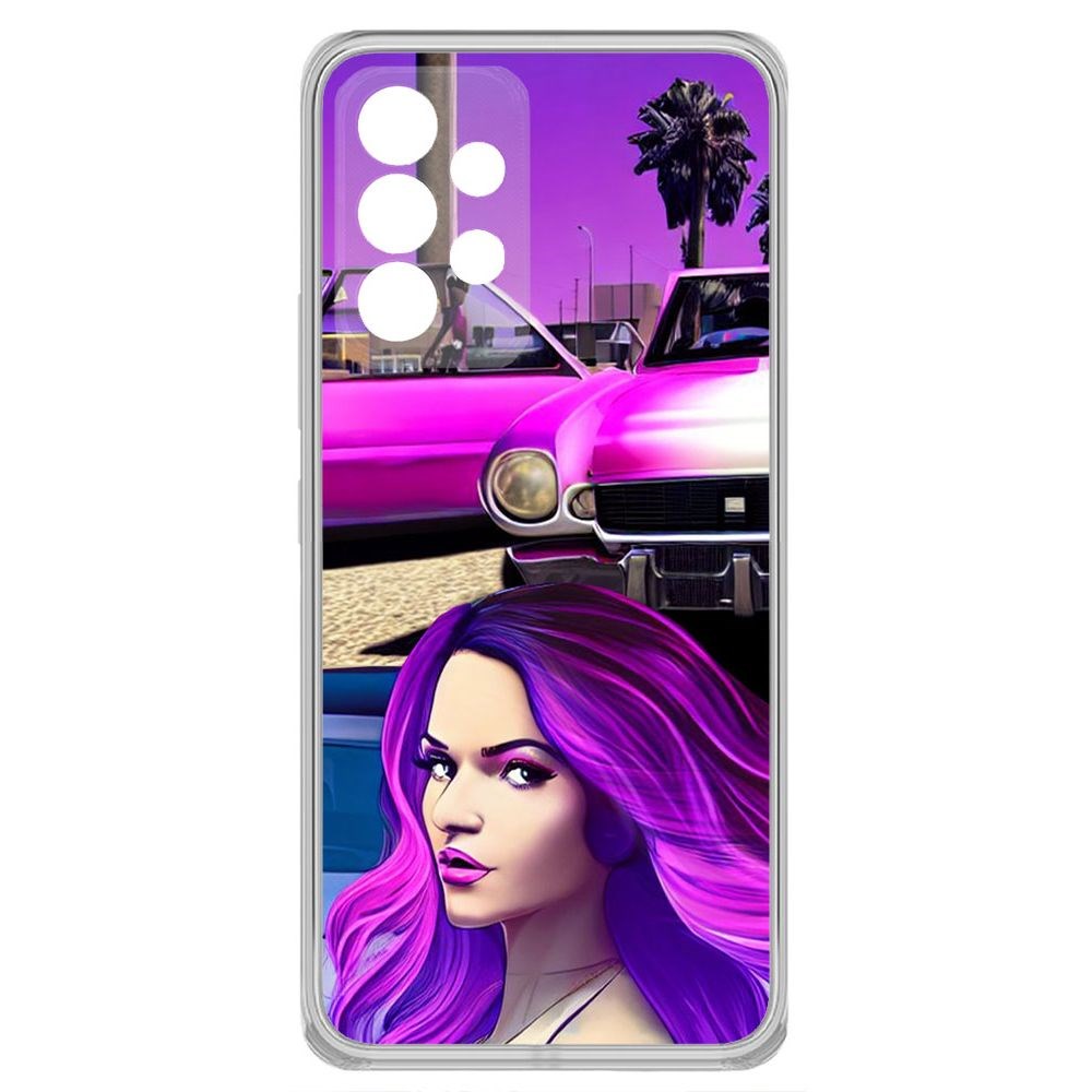 

Чехол-накладка Krutoff Clear Case Жизнь в розовом для Samsung Galaxy A33 5G (A336), Прозрачный