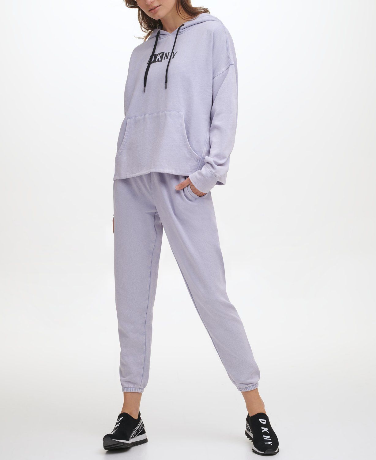 

Худи женское DKNY DP1T8326 голубое S, DP1T8326