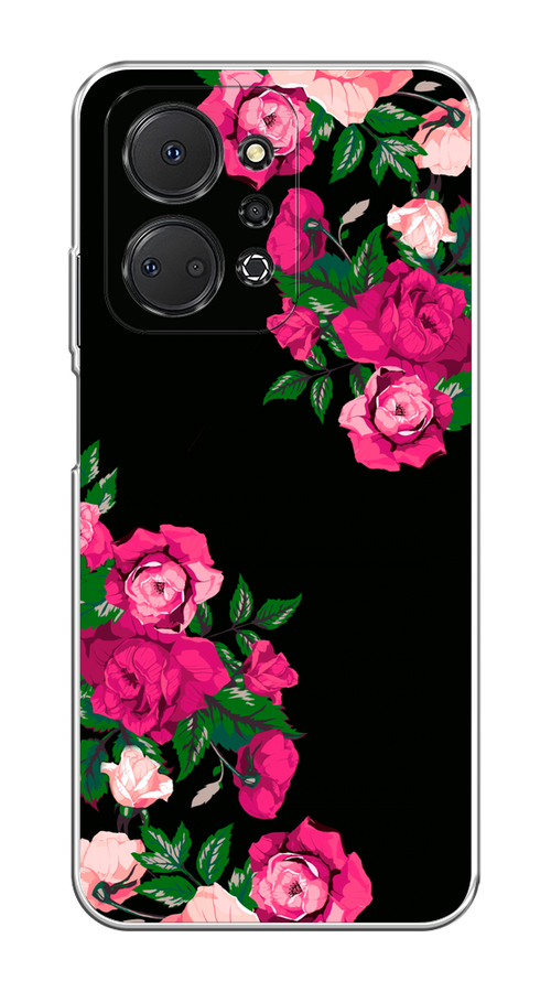 

Чехол на Honor X7A/X7A Plus "Розы фуксия", Черный;розовый;зеленый, 6120650-1