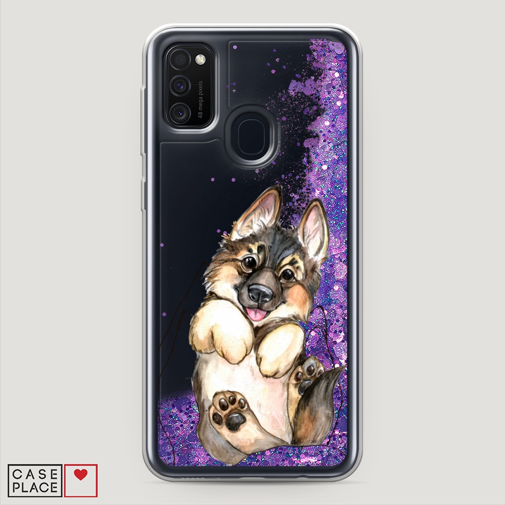 

Чехол Awog на Samsung Galaxy M30s "Овчарка в ладошках", Разноцветный, 29892-1